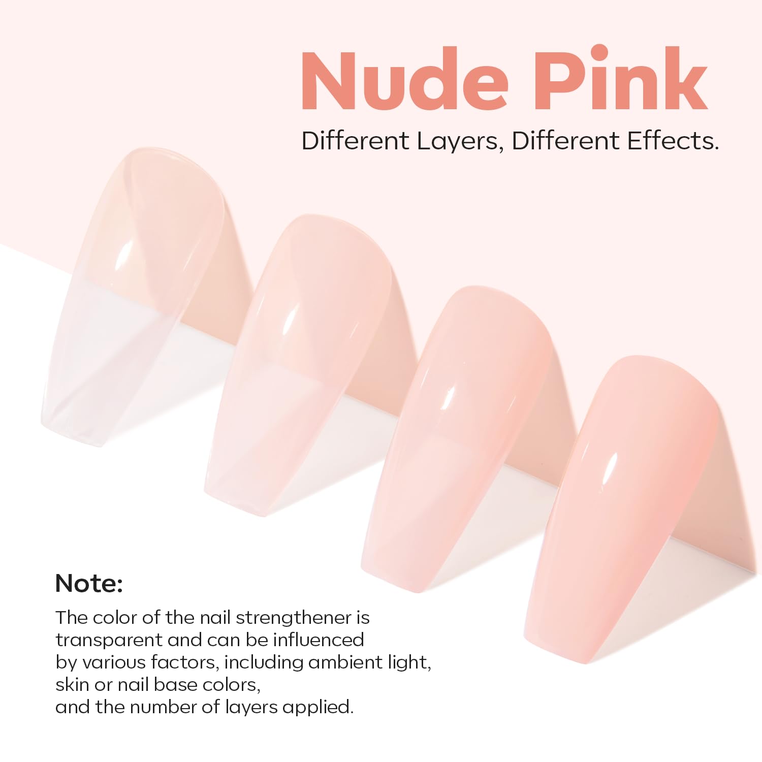Thumbnail 5 de Modelones 2AUS-MOAS-05370 Nail Strengthener, 15 ml Nude Pink Jelly Polish