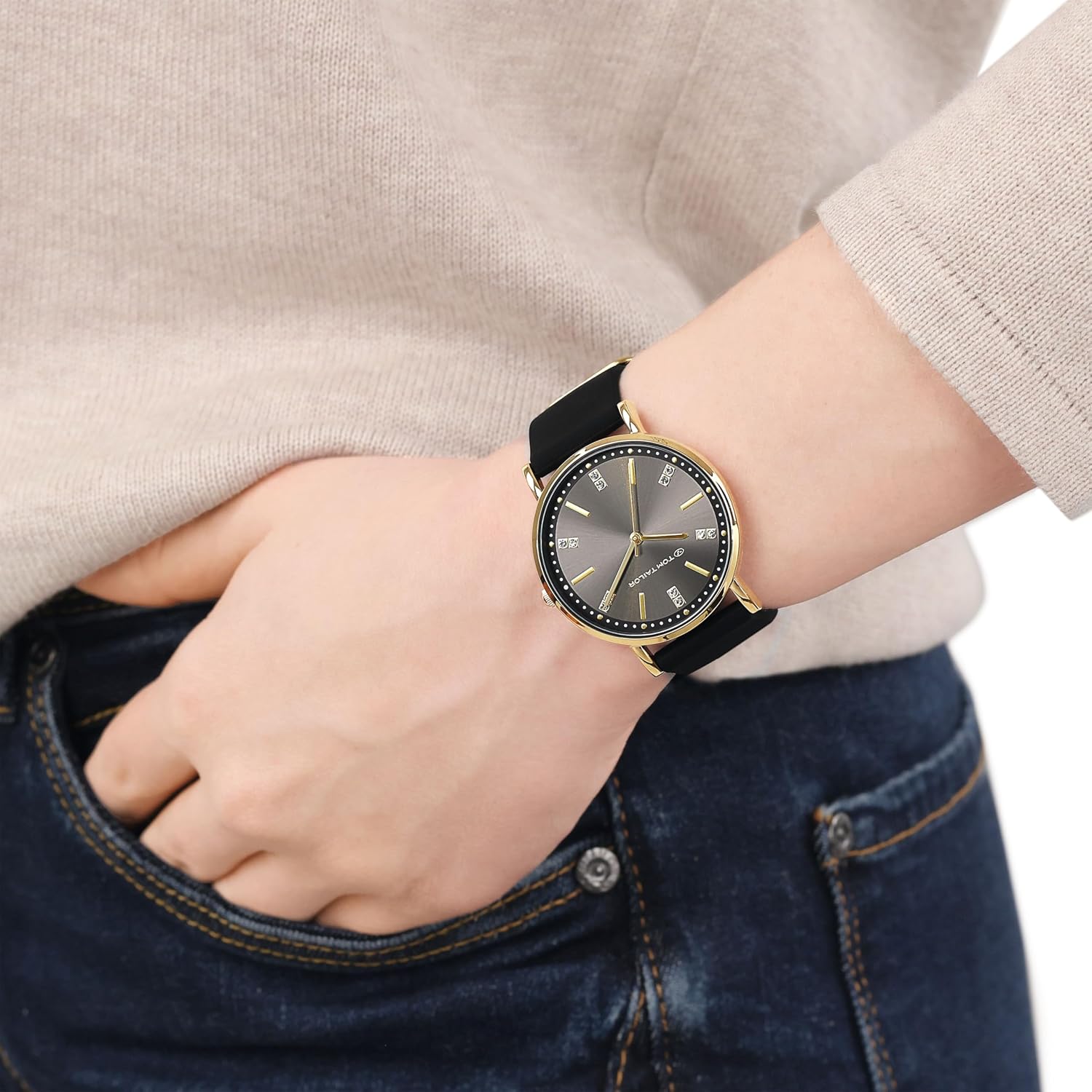 Detalle 2 de TOM TAILOR Armbanduhr Silikonband 3 bar