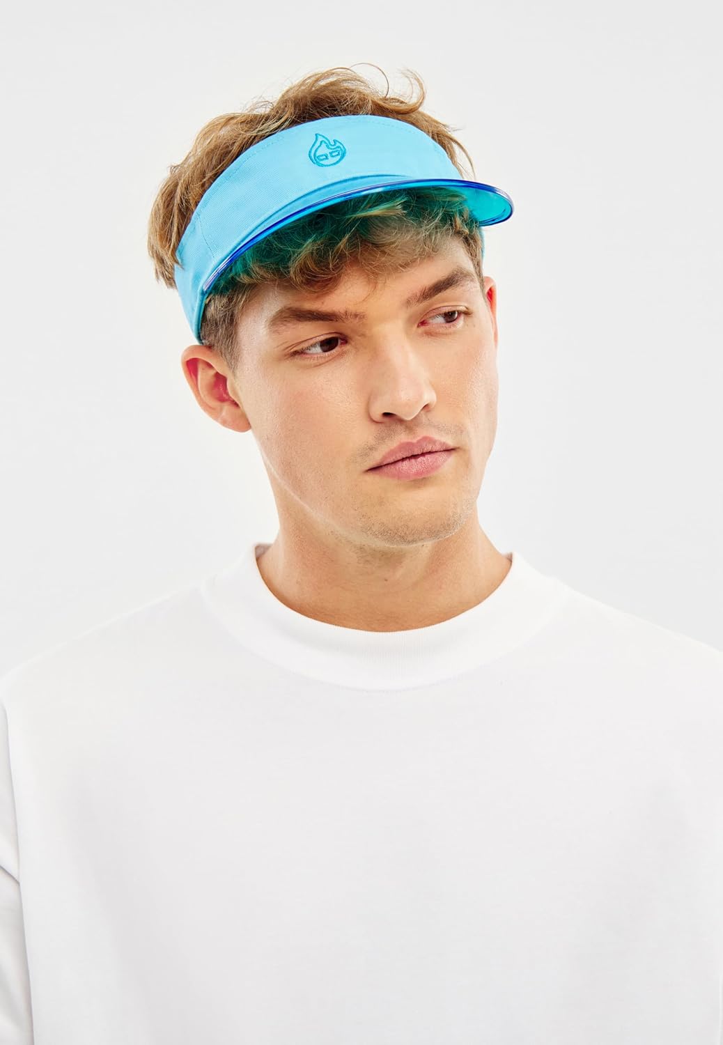 Detalle de Johnny Urban Visière Joy anti-UV unisexe (coton) – casquette à visière pour running, tennis et festivals