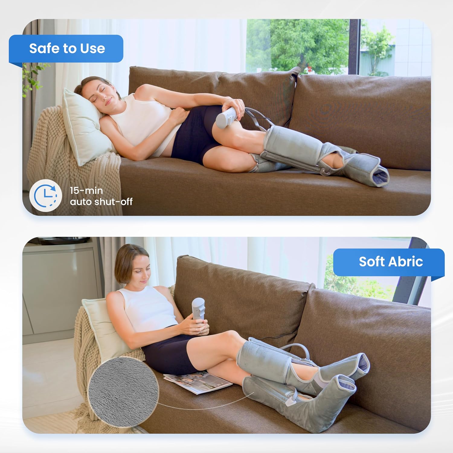 Detalle 1 de COMFIER Massaggiatore gambe compressione e calore