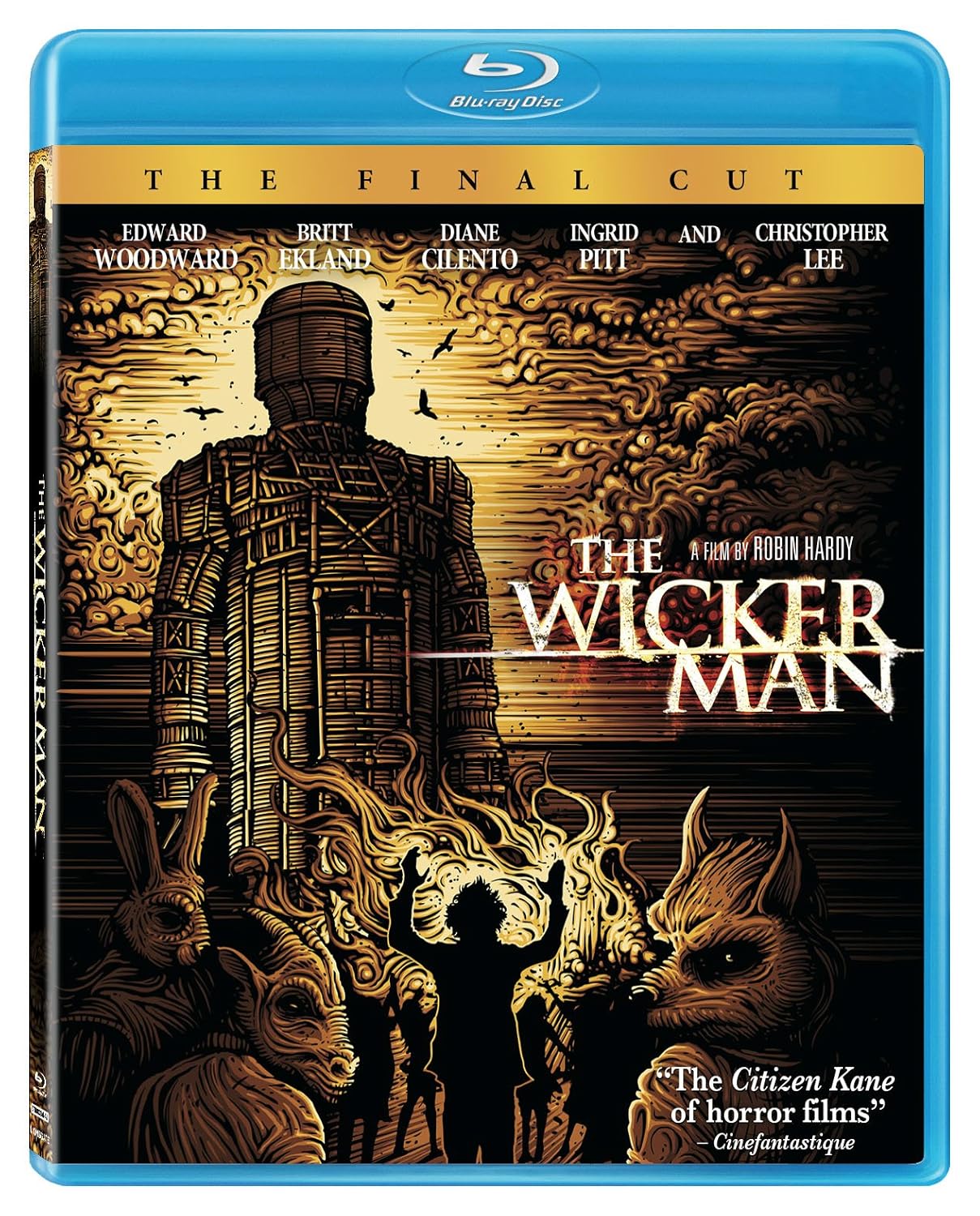 Detalle de The Wicker Man LGT44267BR Blu-ray, Widescreen Thriller
