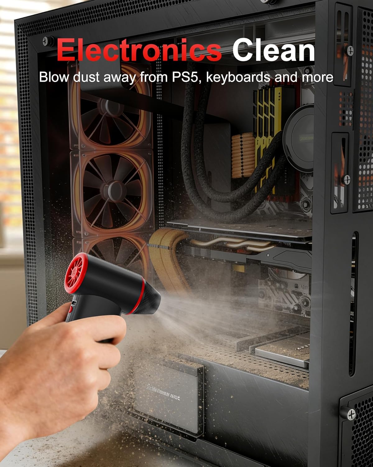 Thumbnail 5 de GOOLOO F3 Electric Air Duster – 150,000 RPM, 3-Speed Cordless Dust Blower