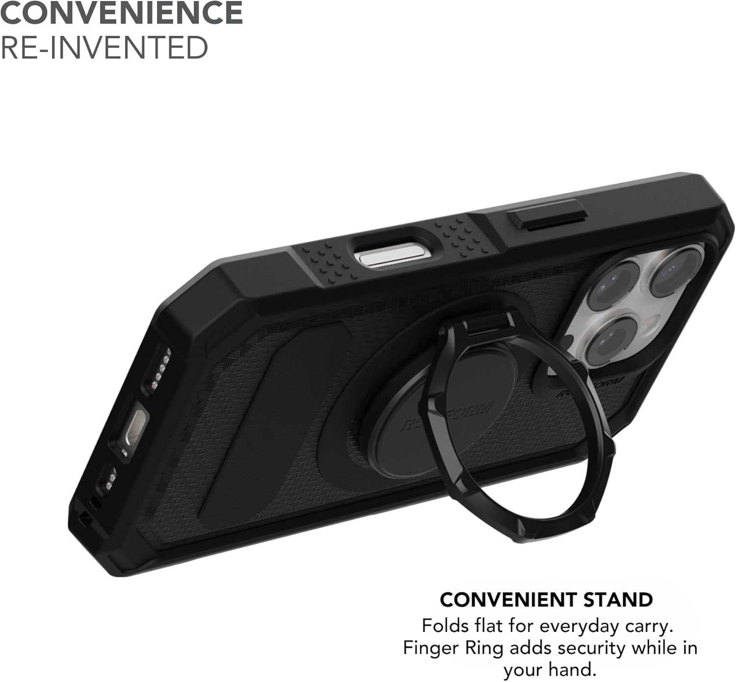 Detalle 2 de ROKFORM V2 スポーツリンググリップ&スタンド RokLock対応・マグネット内蔵