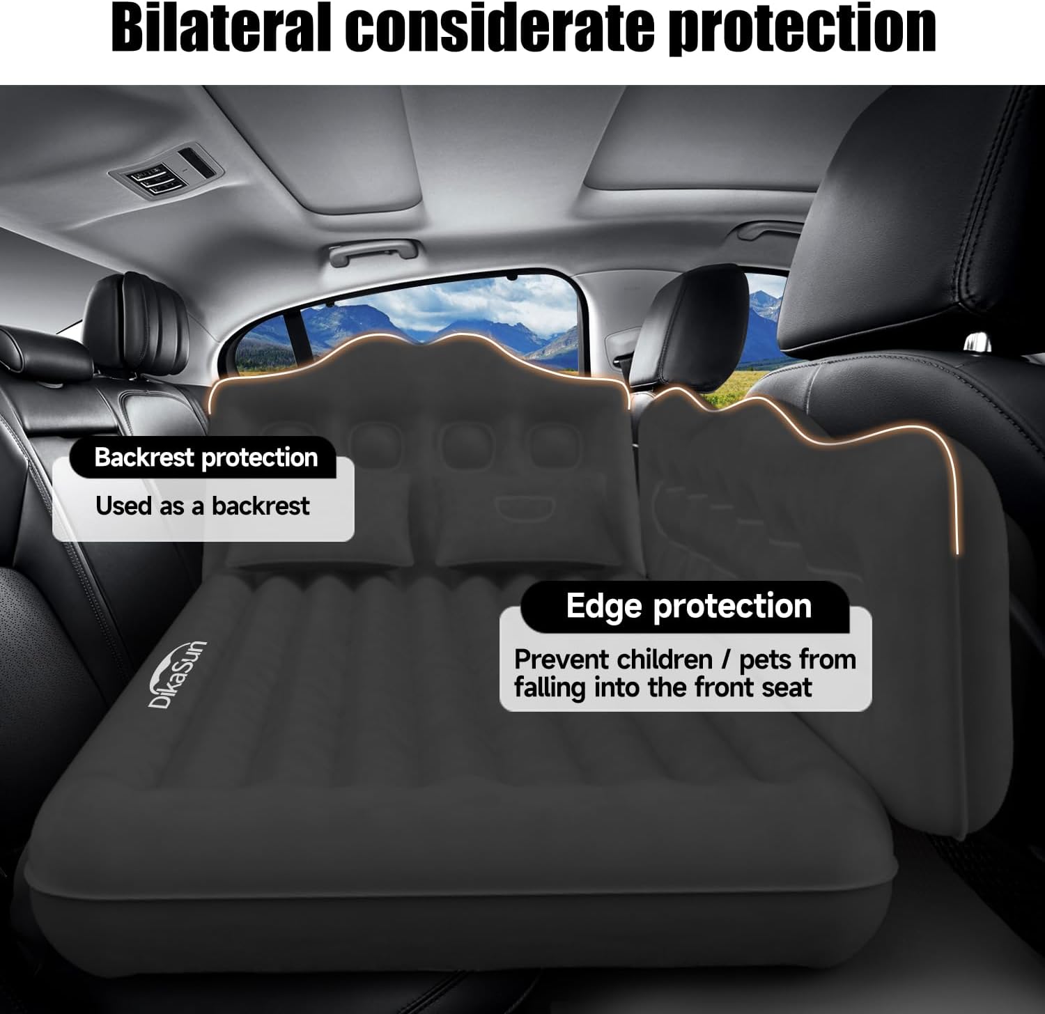 Detalle de DikaSun Car Air Mattress, 600-Pound Capacity