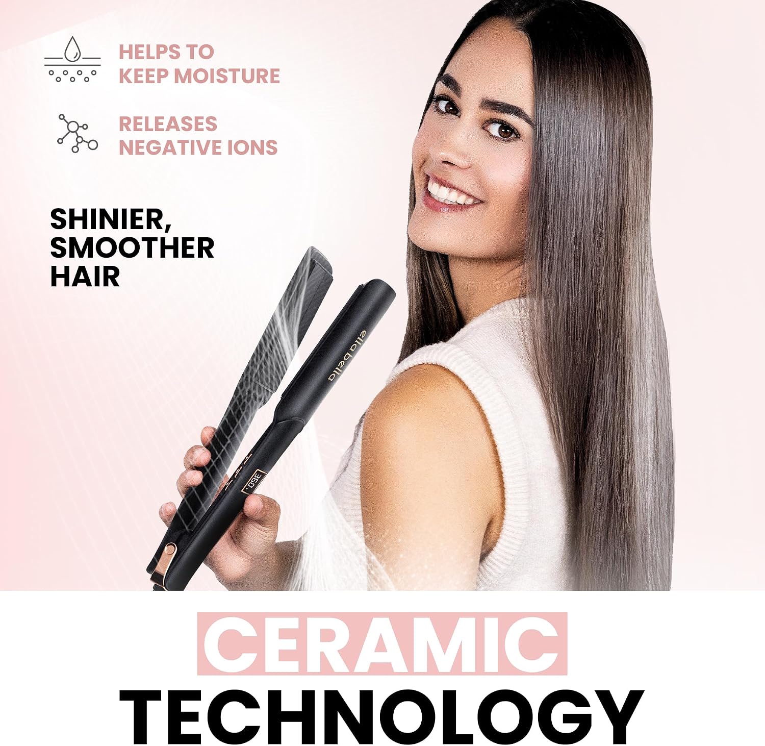 Detalle 2 de Ella Bella Ceramic Flat Iron