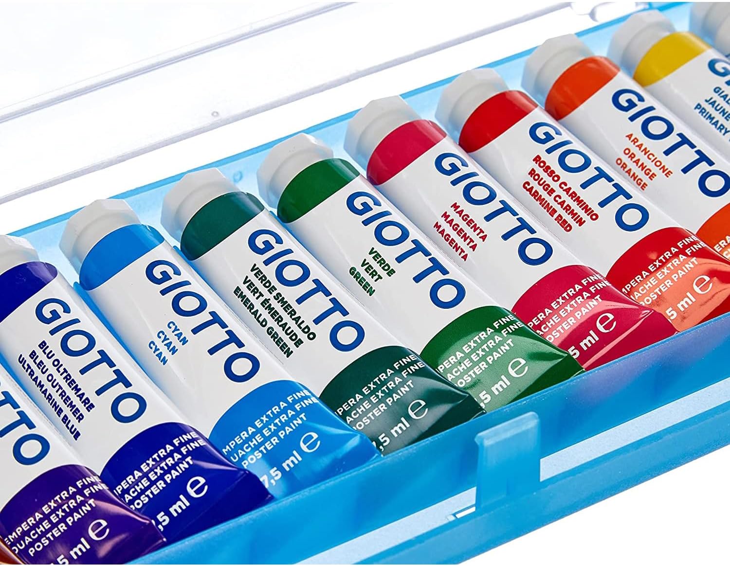 Thumbnail 3 de Giotto Tempera Extra Fine in Astuccio Da 12 Tubetti, Multicolore, 7,5 ml