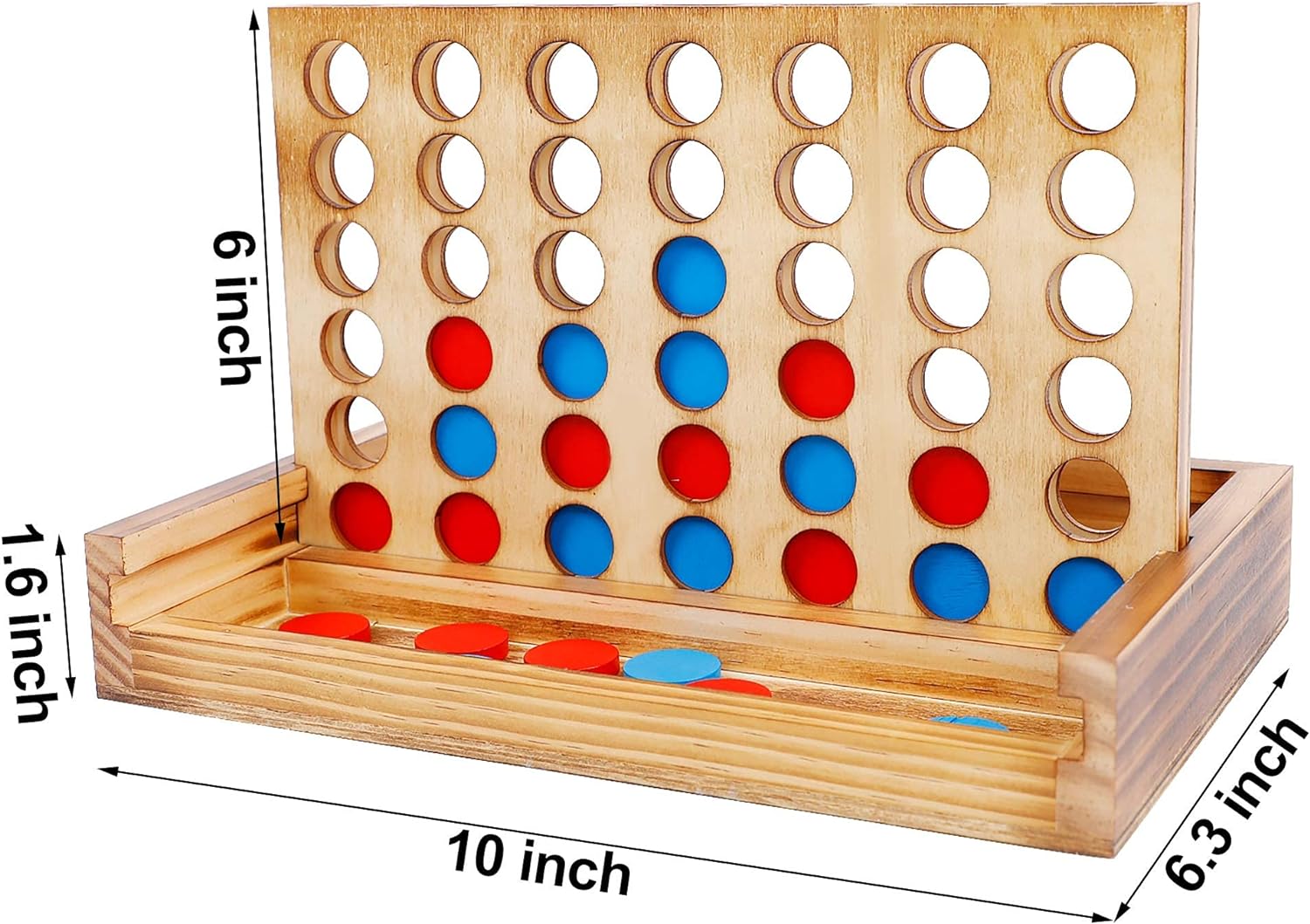 Detalle de Glintoper Tic Tac Toe Set 10 in 🎲