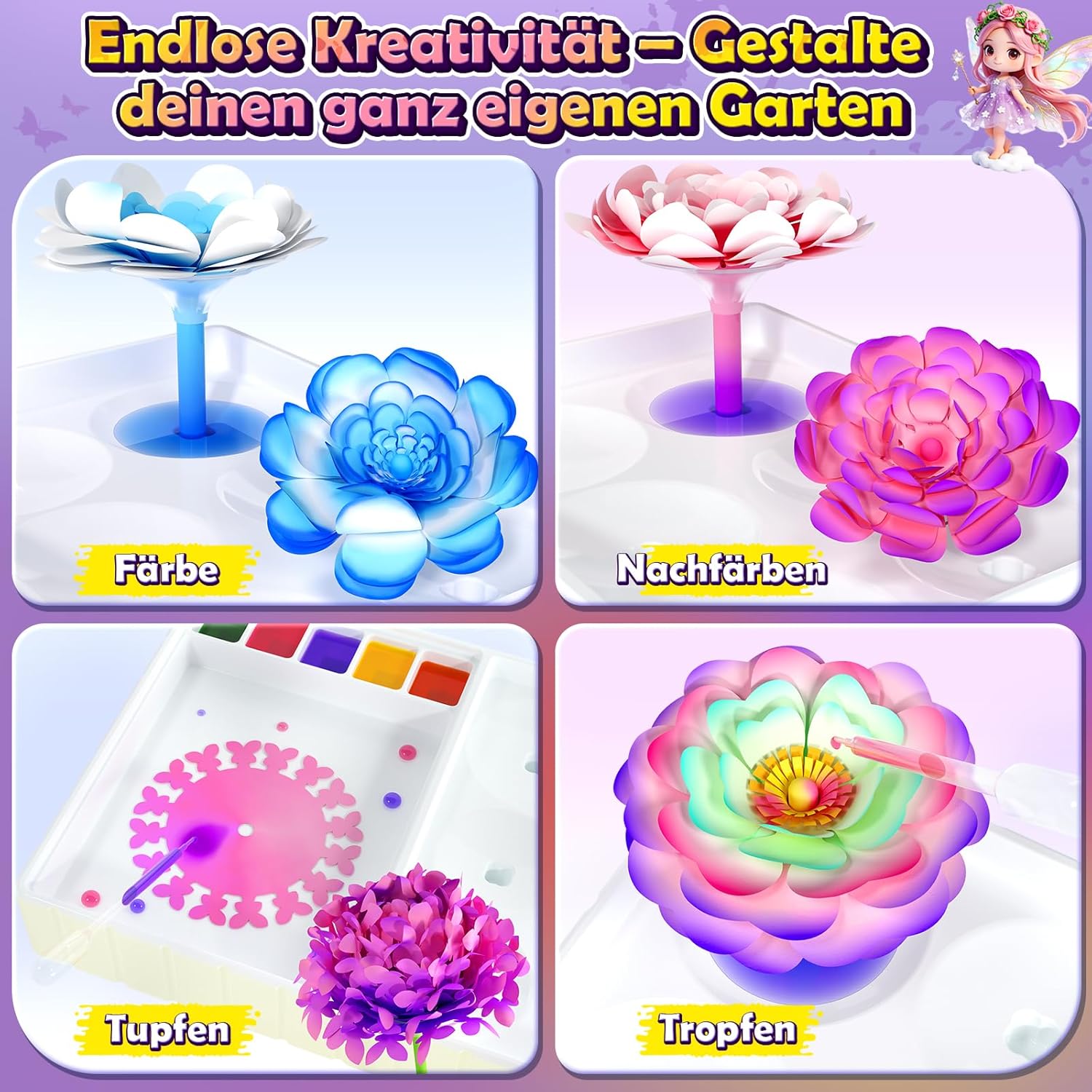Thumbnail 6 de Coodoo DIY Blumen Bastelset ab 3 Jahren