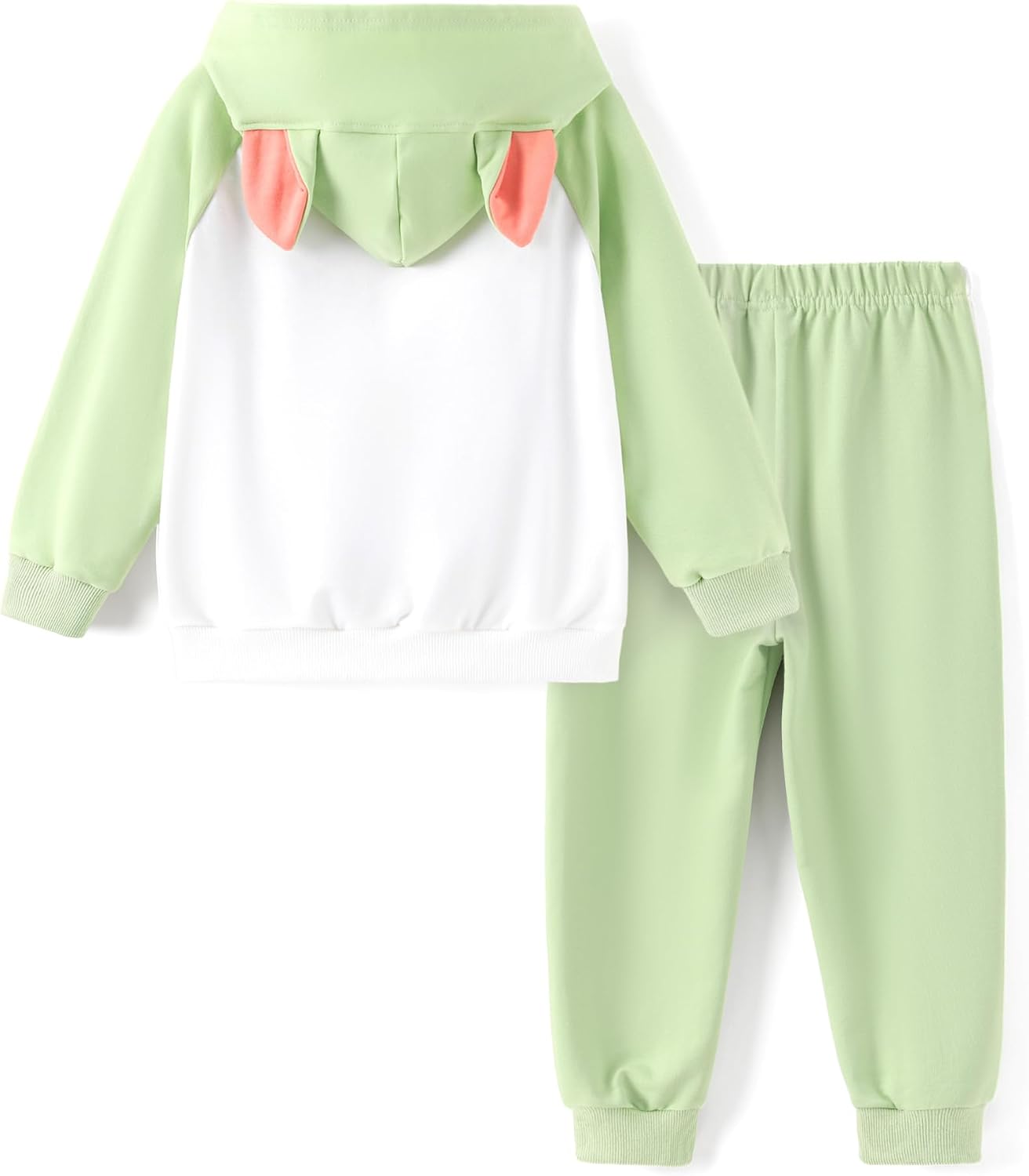 Detalle de Disney The Mandalorian Grogu Boys’ Hoodie and Jogger Set, Cotton Blend