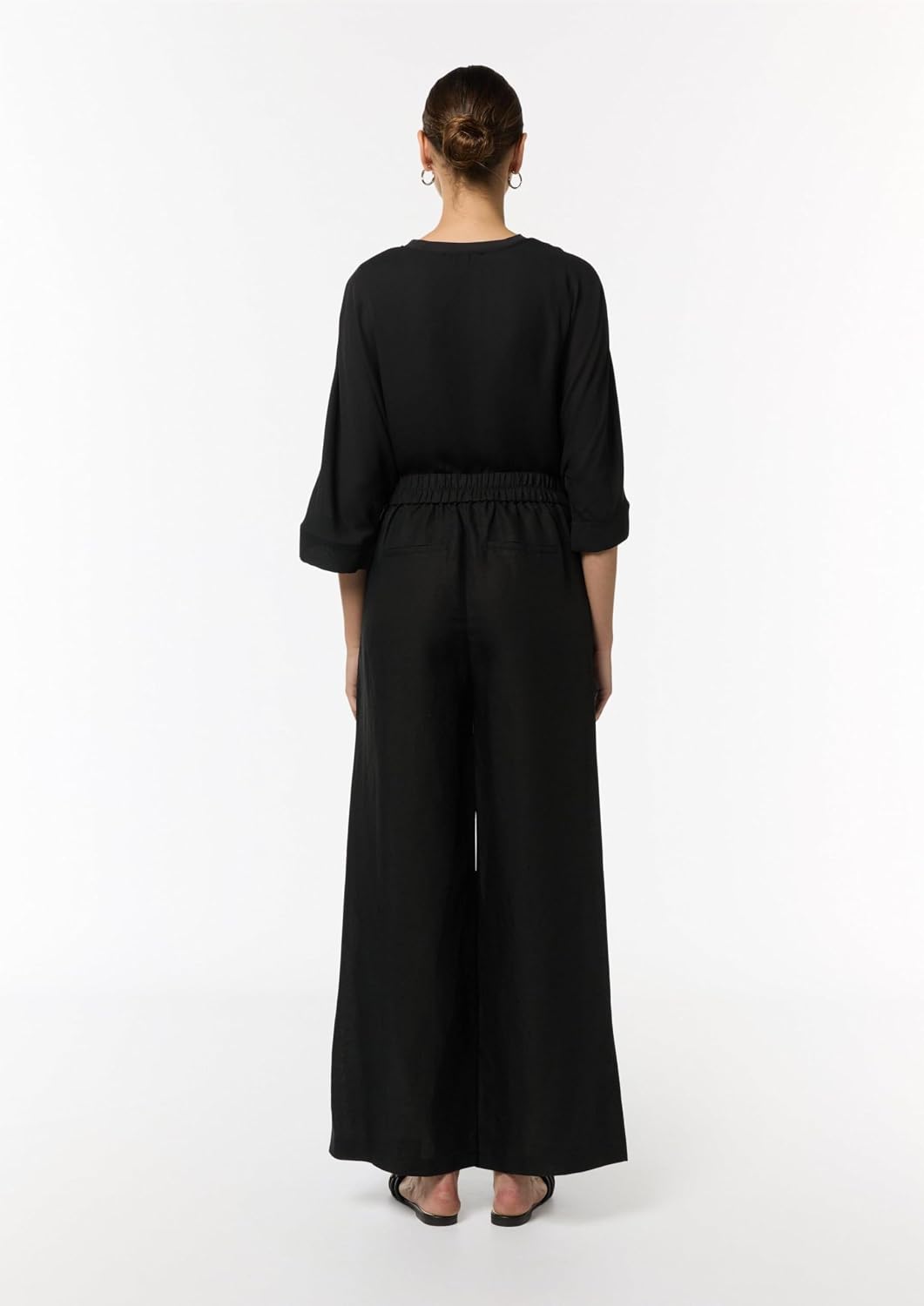 Thumbnail 6 de Comma Wide-Leg-Hose aus Leinenmix