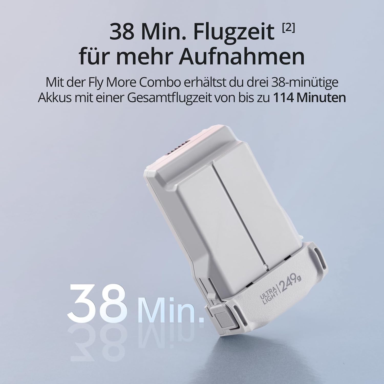 Detalle 2 de DJI Mini 3 Fly More Combo Drohne 4K, 114 Min Flugzeit