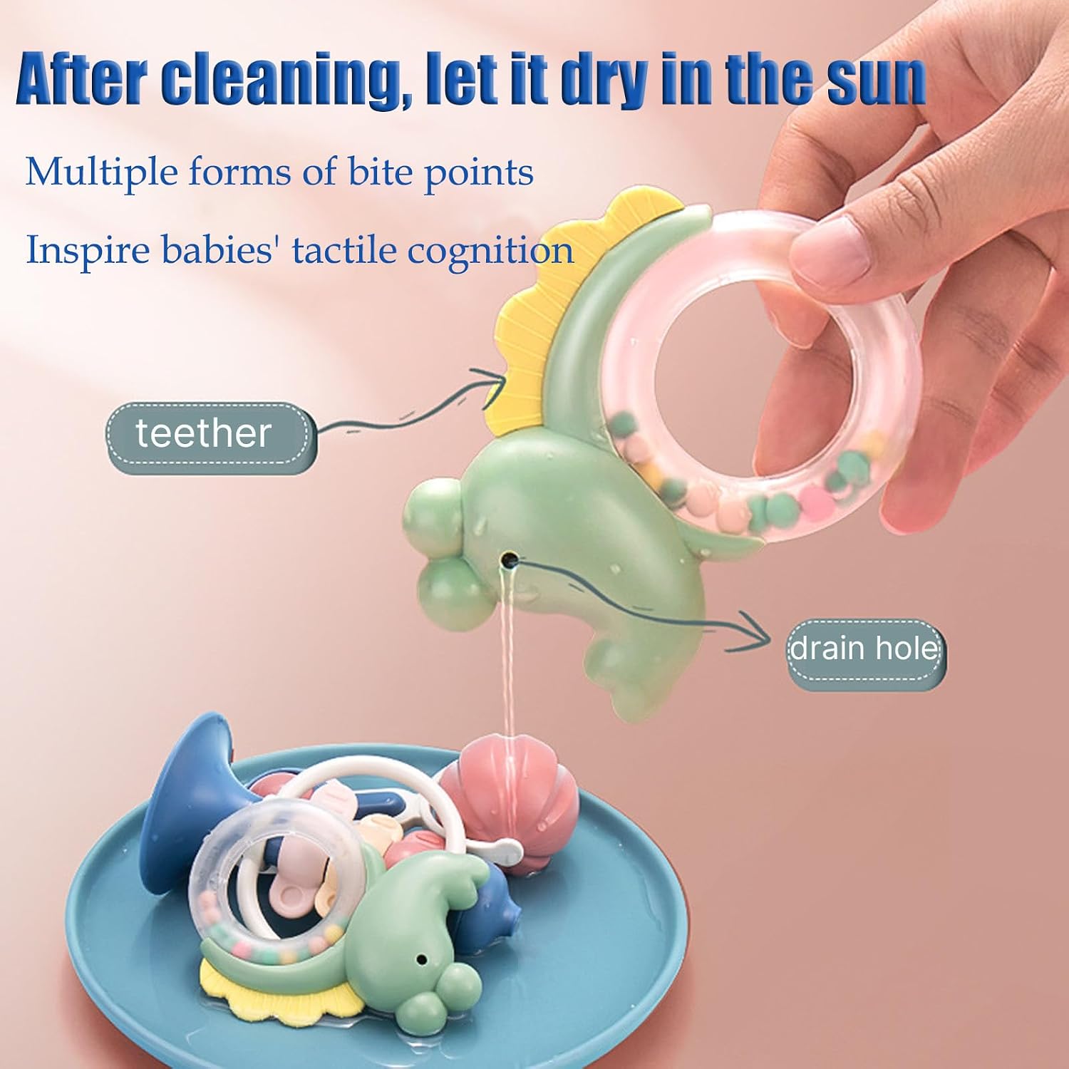 Thumbnail 5 de Gdbykds 14pcs Baby Rattles: Safe, Stimulating Toys for 0–12 Months