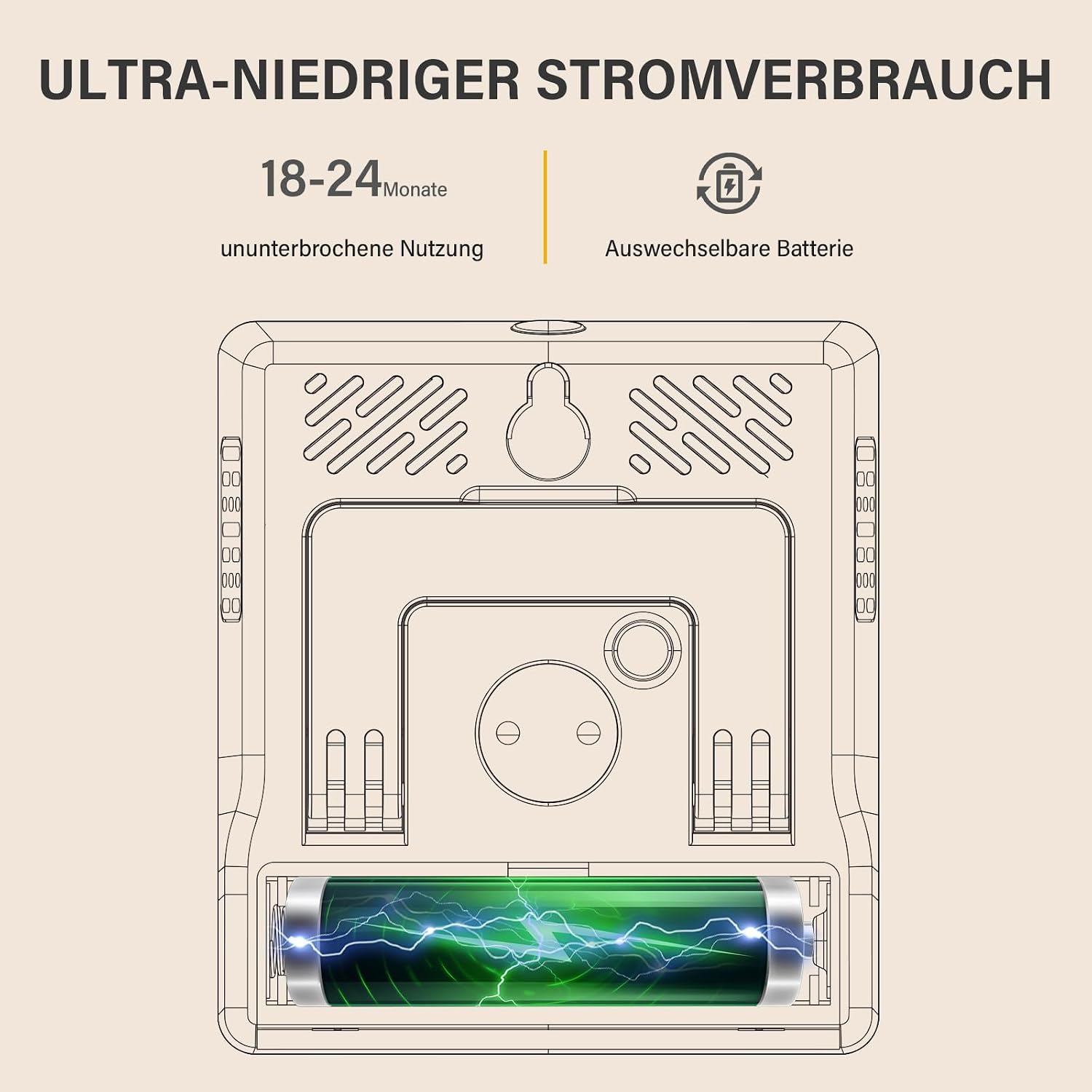 Detalle 2 de FUMMDUS 3 Stück Thermometer Hygrometer -50–70°C
