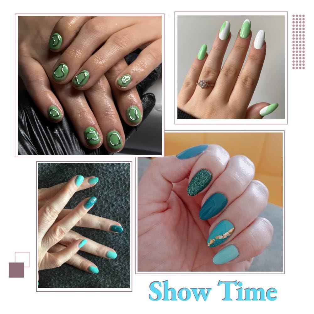 Thumbnail 3 de YSUVIN UV-Nagellack Set (6 Farben) – Jade/Glitzer, 8 ml je Flasche