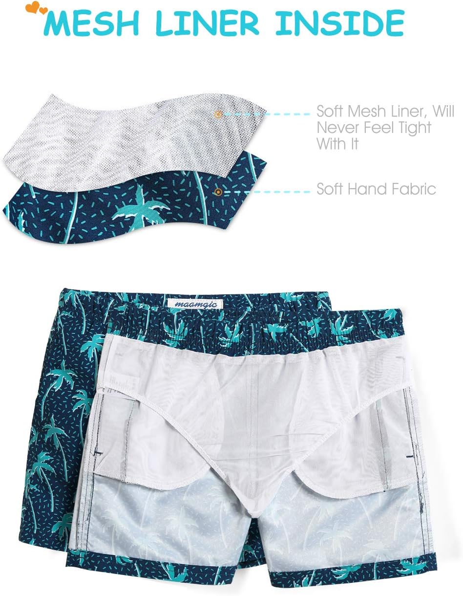 Detalle 2 de MaaMgic Jungen Badeshorts schnelltrocknend