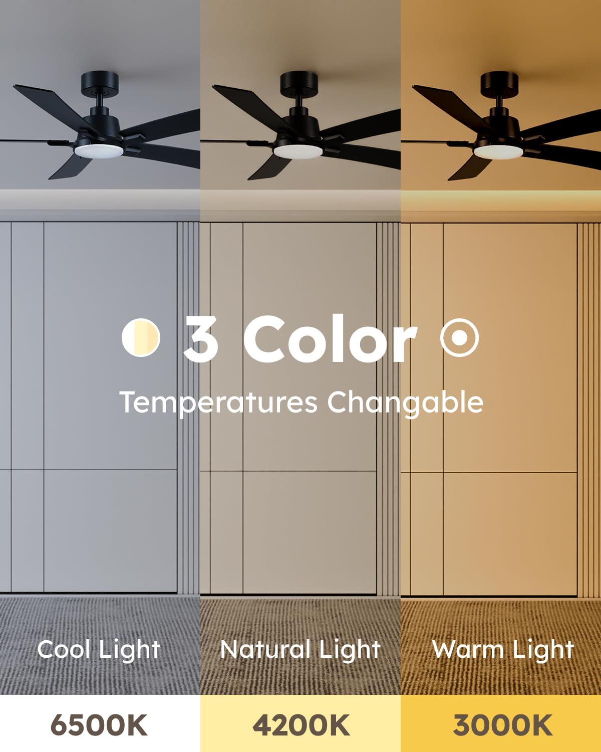 Detalle 1 de Realmate 52-Inch Ceiling Fan