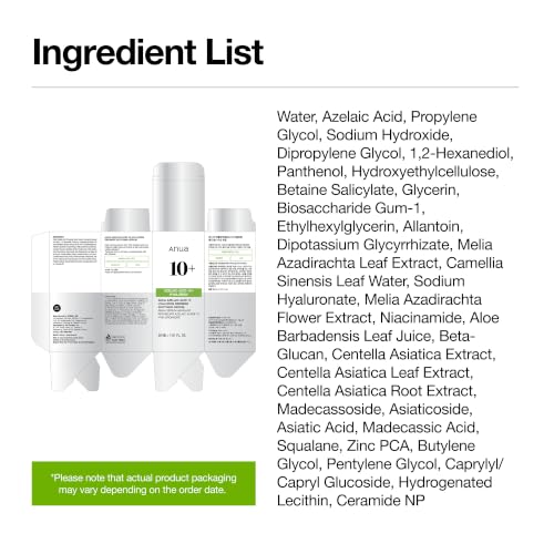 Thumbnail 10 de ANUA Azelaic Acid 10 Hyaluron Redness Soothing Serum, 1.01oz