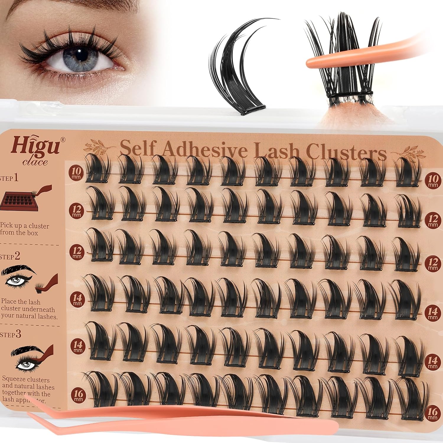 Thumbnail 6 de Higu clace Ciglia Finte 45 Pcs Press E Go