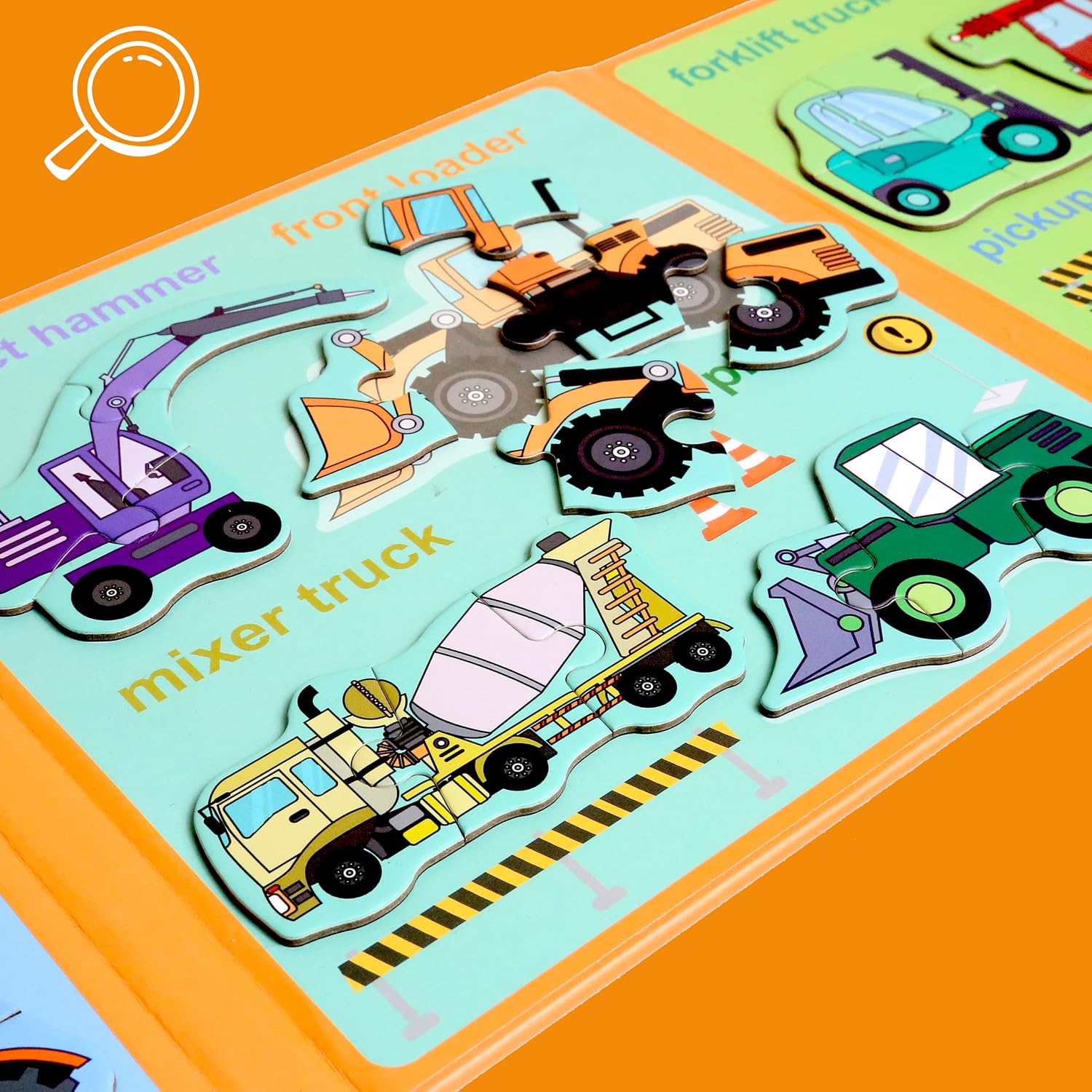 Thumbnail 5 de Magnetic Puzzles for Kids 3-5: Travel Toddler Car and Construction Themes