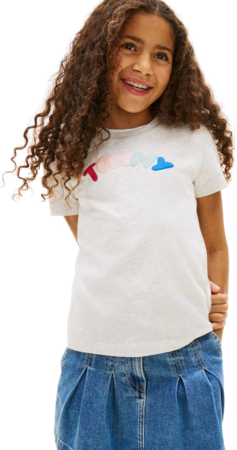 Thumbnail 5 de Tommy Hilfiger Puff Print Tee SS Kg0kg09246 – Maglietta bambine e ragazze, Pacco da 1