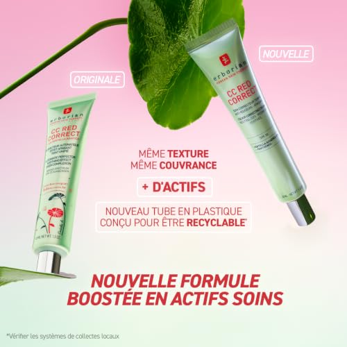 Thumbnail 7 de Erborian Crème Teintée CC Red Correct Anti-Rougeur – Teint unifié et apaisé