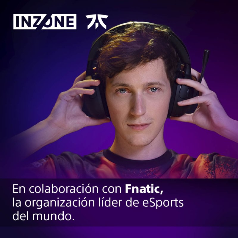 Detalle 2 de Sony Inzone H5: Auriculares inalámbricos gaming con sonido espacial y comodidad para largas sesiones