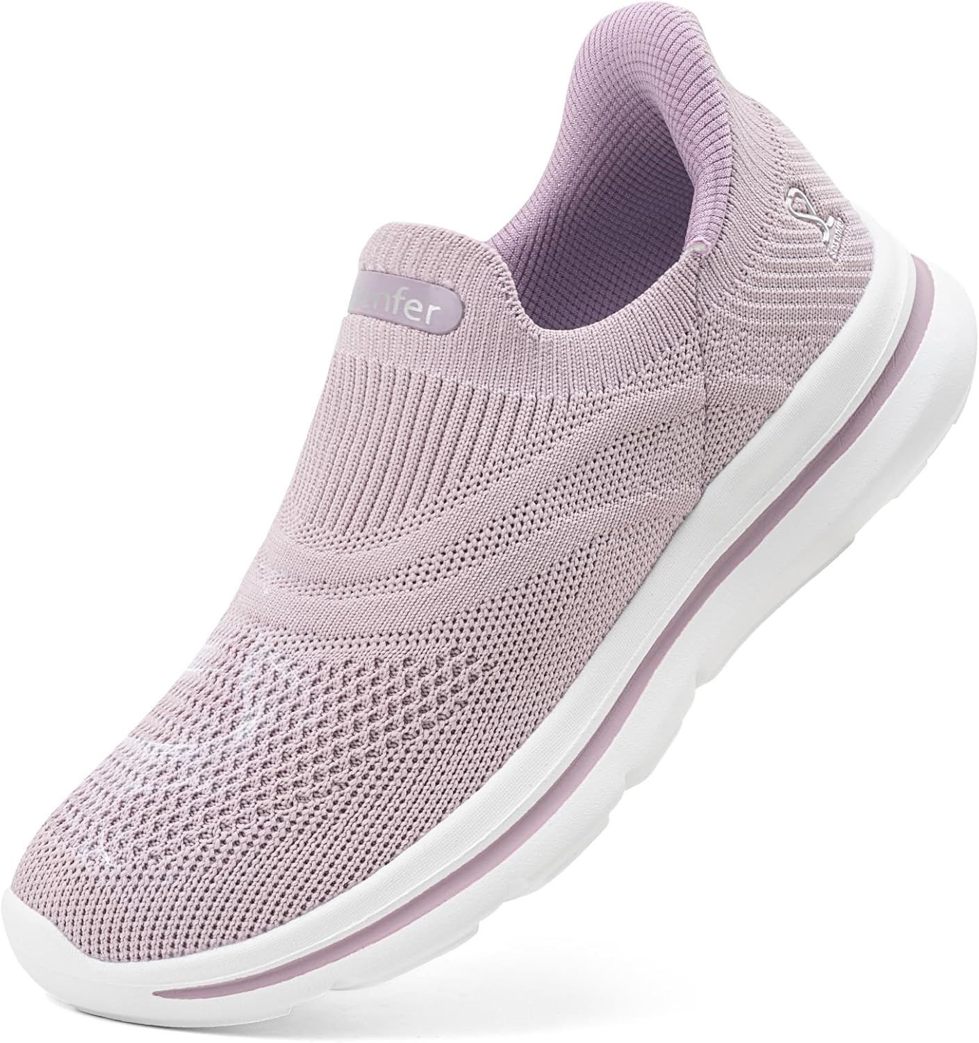 Detalle 2 de ODCKOI Slip-on Damen Sneakers – bequeme, atmungsaktive Leicht-Trainingsschuhe