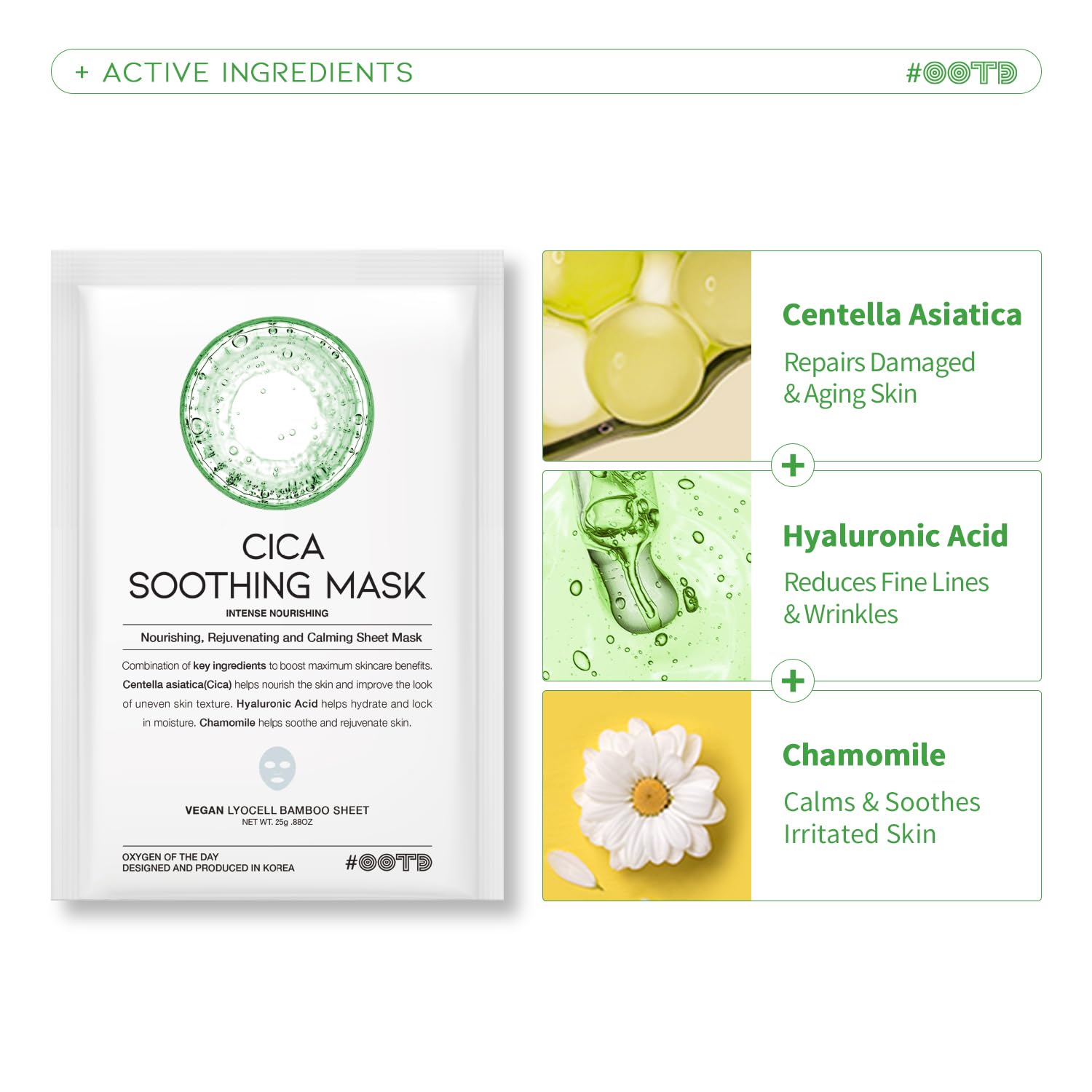 Thumbnail 4 de #OOTD Hydrating Soothing Sheet Masks 30EA