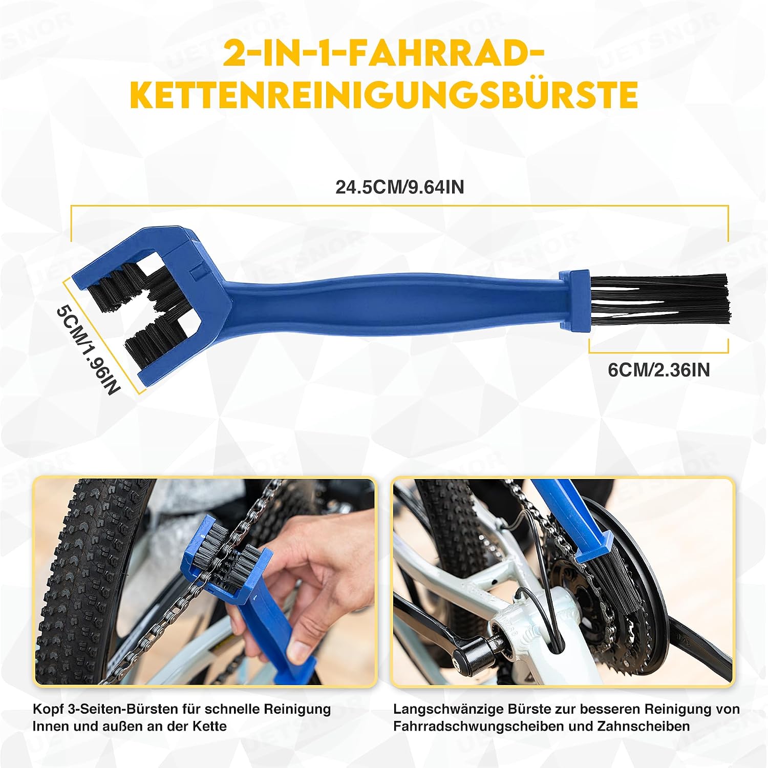 Thumbnail 1 de UETSNOR Kettennieter Fahrrad Set 6-12 Fach