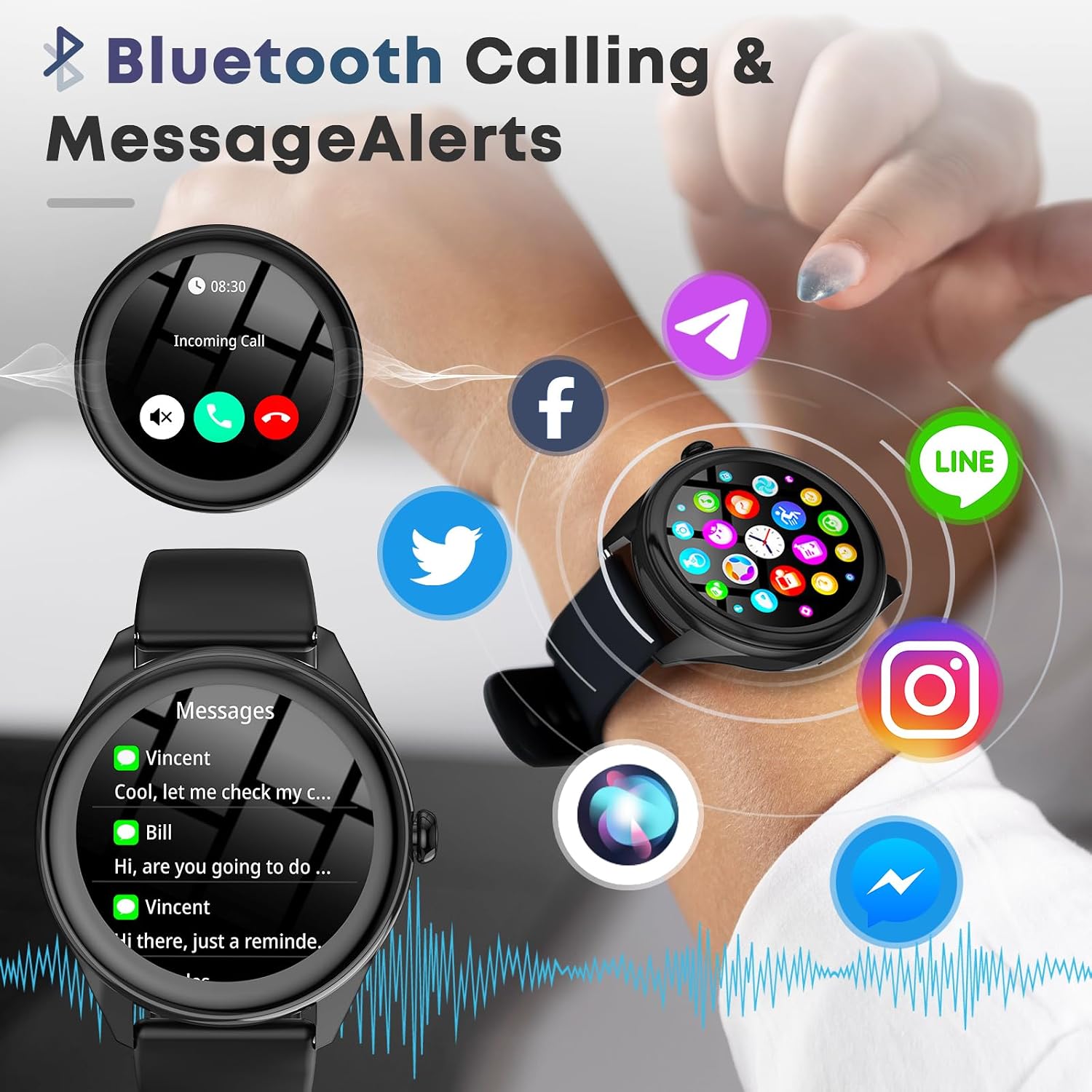 Thumbnail 5 de Smartwatch with 1.39-inch display
