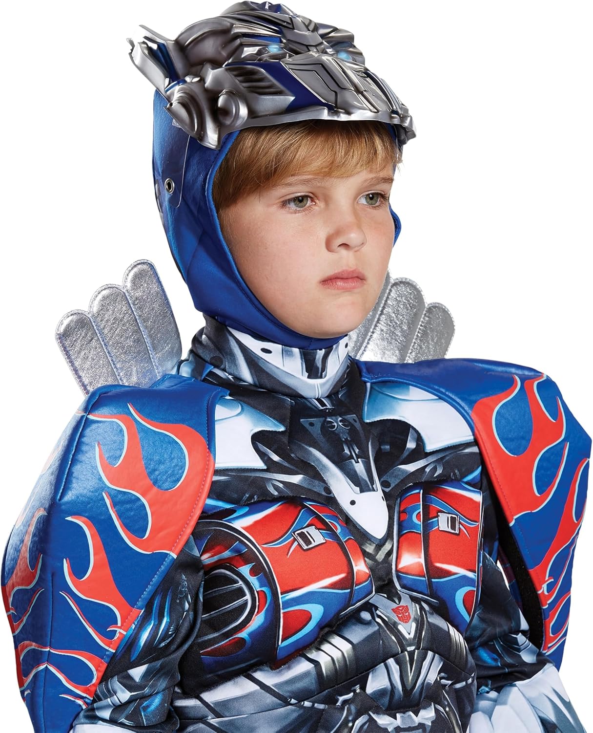 Detalle de Disguise Optimus Prime Prestige Kids' Transformers Costume with Hood and Mask