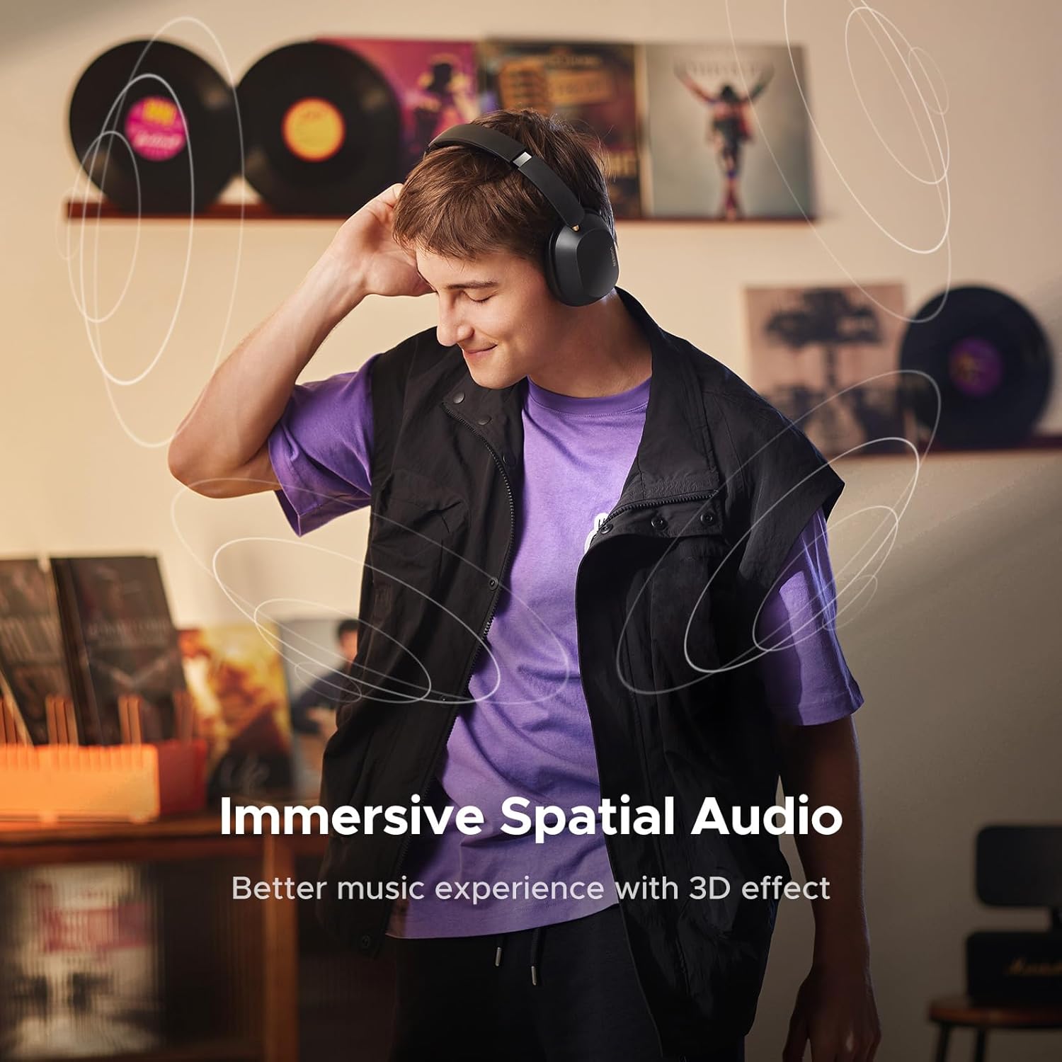 Thumbnail 1 de UGREEN HiTune Max5c ANC headphones 75H battery