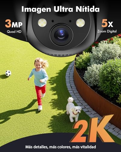 Thumbnail 3 de YESKANO Telecamera Wi‑Fi Esterno 360° PTZ 2K