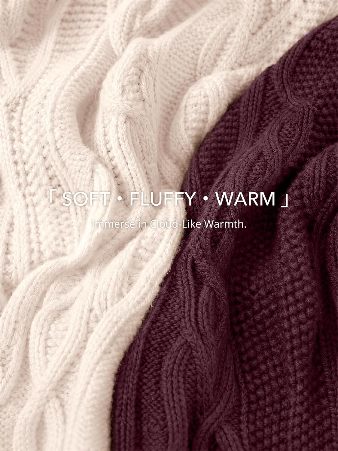 Thumbnail 6 de Trendy Queen Oversized Cable Knit Crewneck Sweater