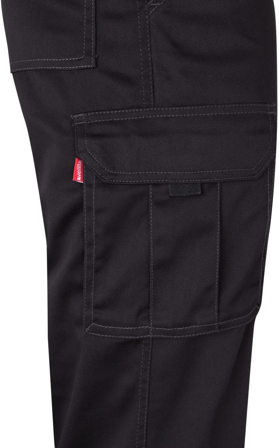 Detalle de Velilla 103005s Pantaloni Elasticizzati Multitasche, Bianco, 42 Uomo