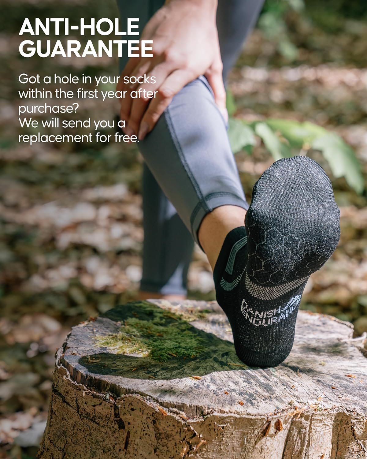 Thumbnail 3 de Danish Endurance cushioned ankle running socks (3-pack) for long distances