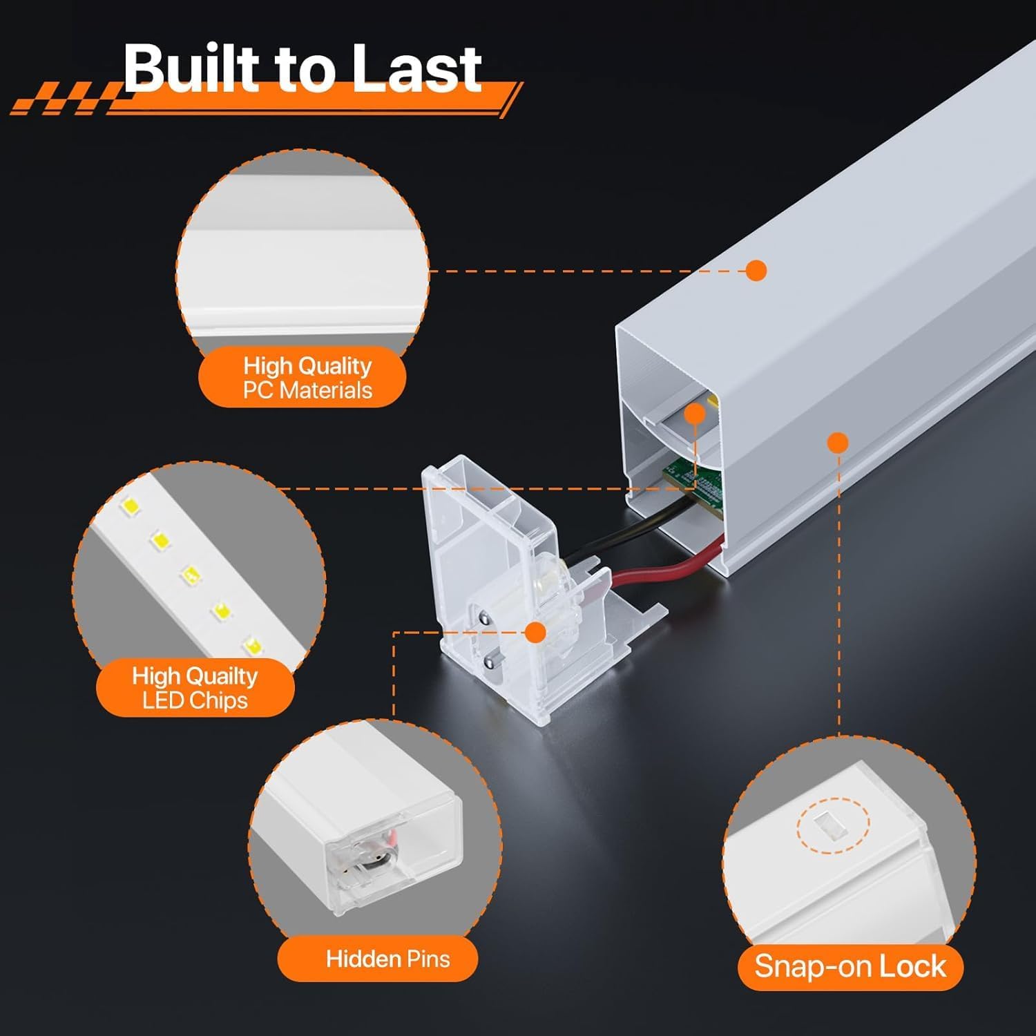 Thumbnail 3 de HEXALVX Hgl-led-hex-4pk Hexagon Garage Lights, 6500K Linkable LED Panels