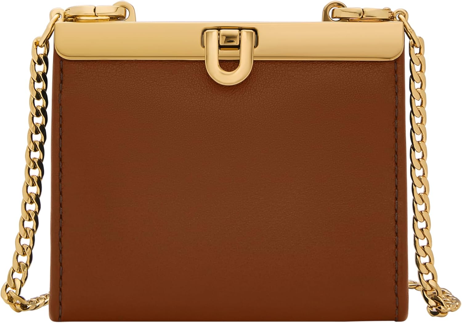 Thumbnail 5 de Borsa a mano Fossil Penrose in pelle e tessuto, clutch con tracolla regolabile e staccabile