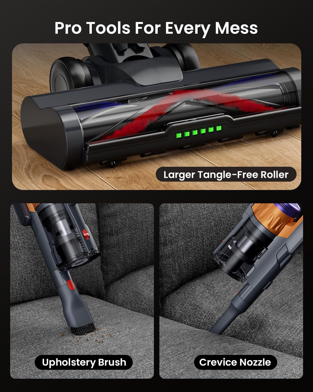 Thumbnail 6 de Golden Cordless Vacuum Cleaner 60Kpa — 70min Runtime 🧹