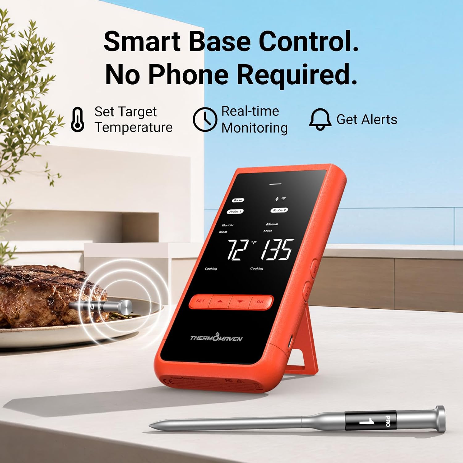 Detalle 2 de ThermoMaven Wireless Meat Thermometer with 2 Probes