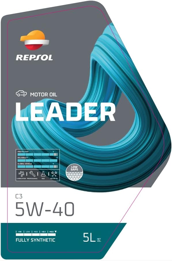 Detalle de Repsol Moto Sintetic 4T 5W-40 motorolja för motorcykel, 5 liter