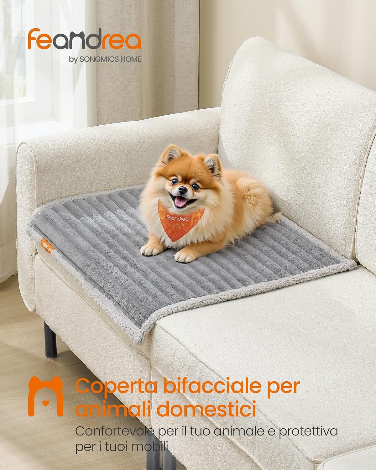 Detalle 2 de Feandrea Tappeto Impermeabile per Cani 73 x 63 cm