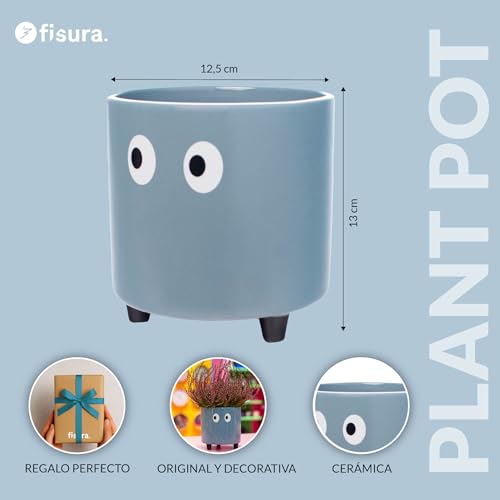 Thumbnail 1 de Fisura Macetero Original ojos 13×12,5 cm