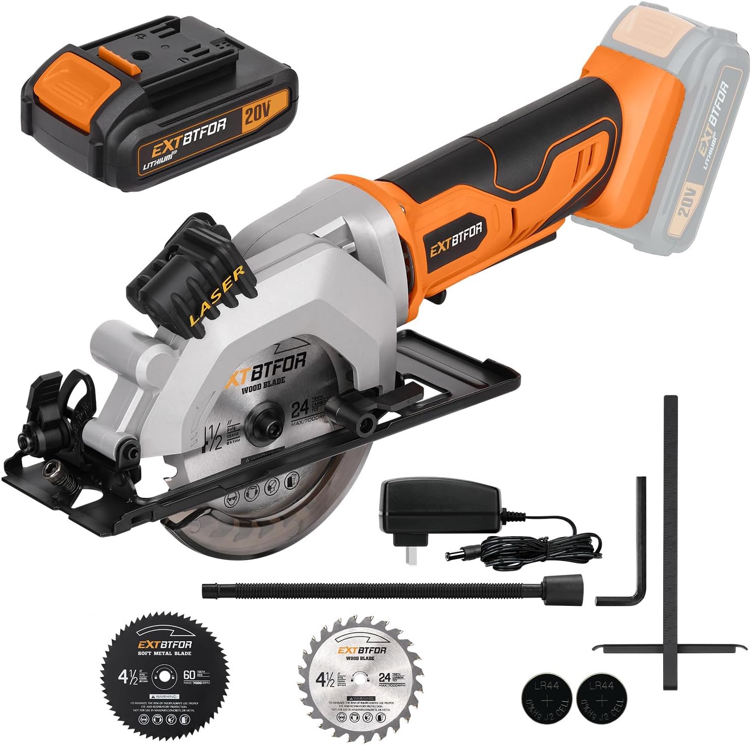 Detalle de Extbtfor Cordless Circular Saw, 4-1/2-Inch