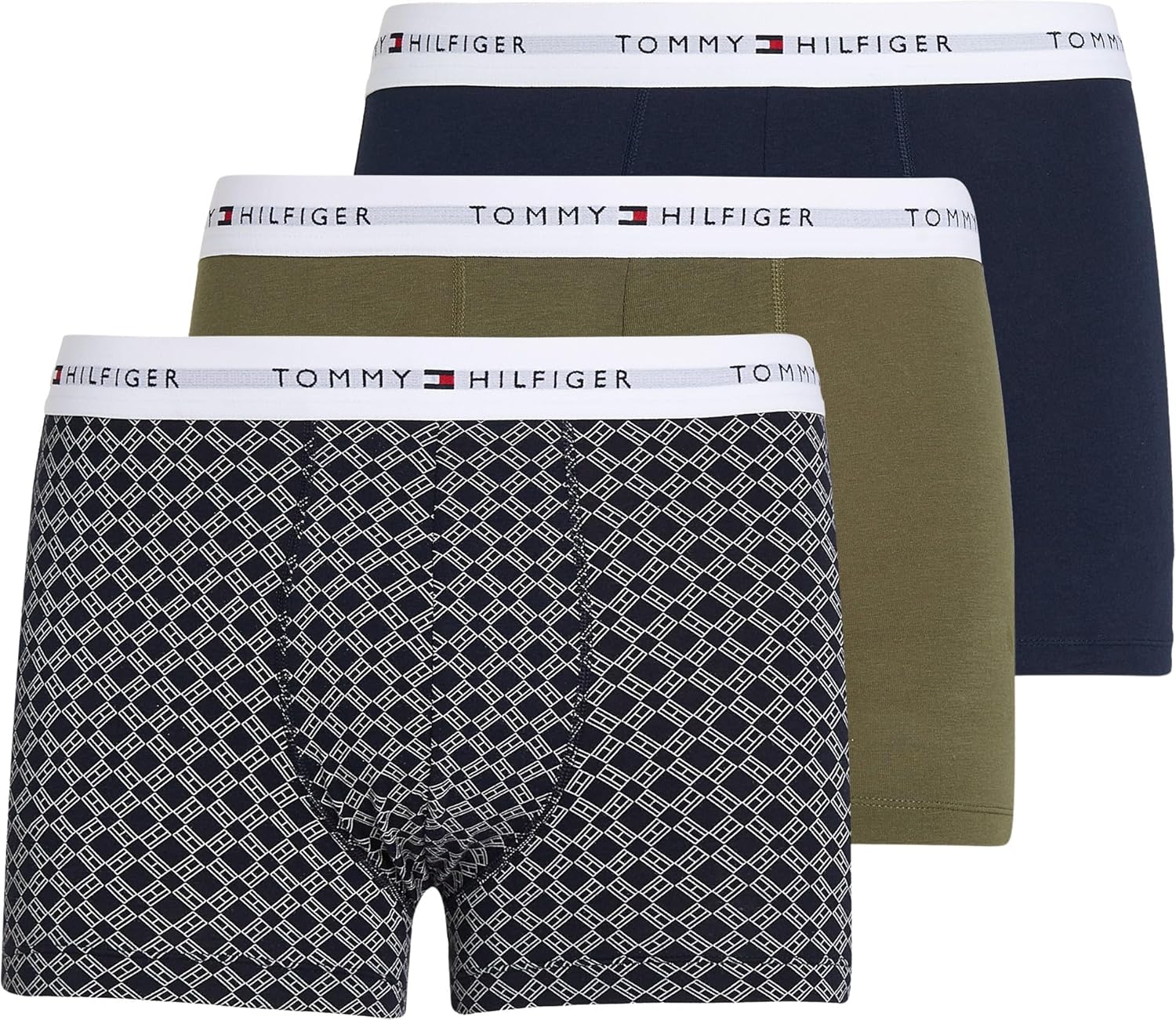 Thumbnail 6 de Tommy Hilfiger Premium Essential Stretch Cotton 3-Pack Trunk, Blue