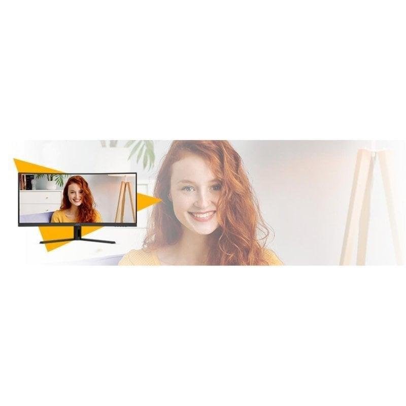Detalle de Monitor AOC CU34B3E 34" UltraWide 120 Hz VA Curvo HDR10