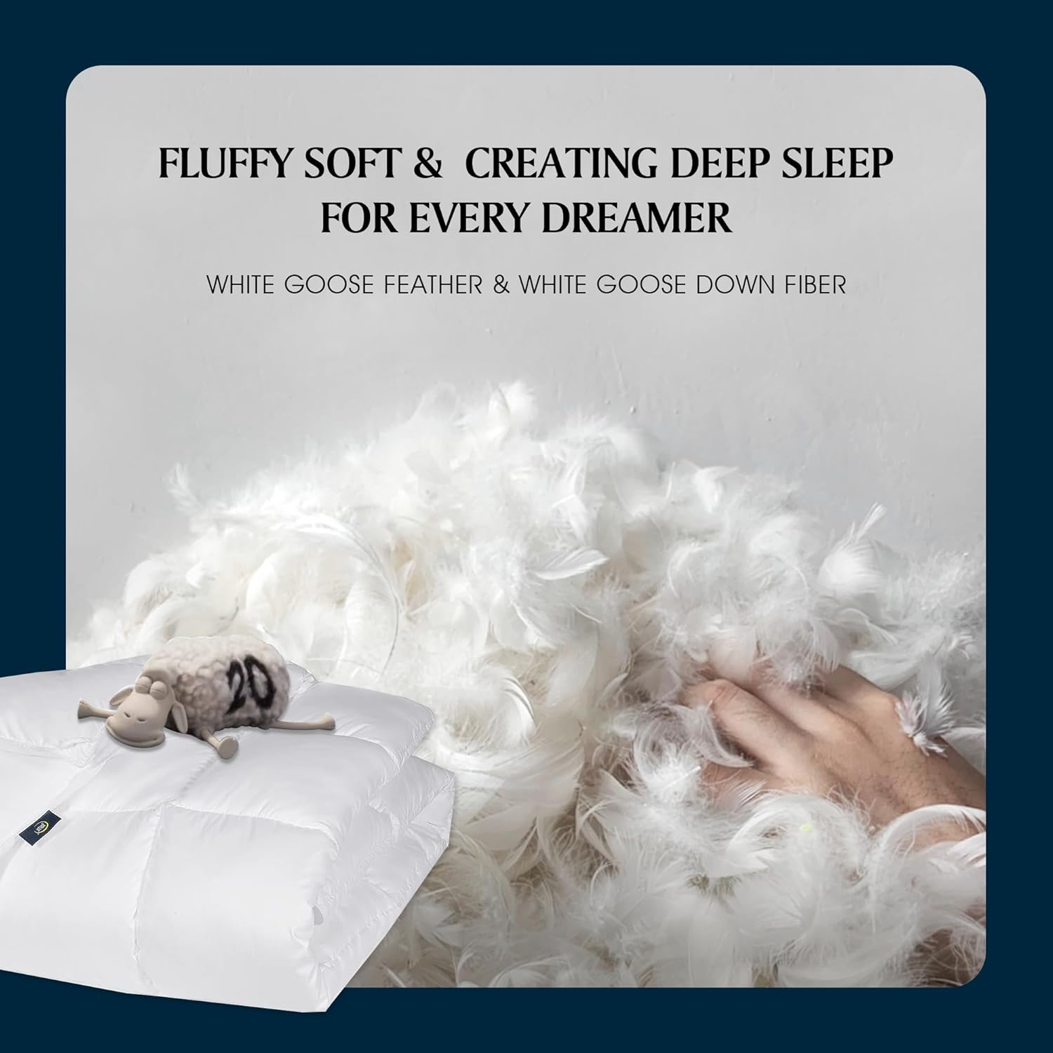 Thumbnail 2 de Serta Goose Feather Down Comforter King Size