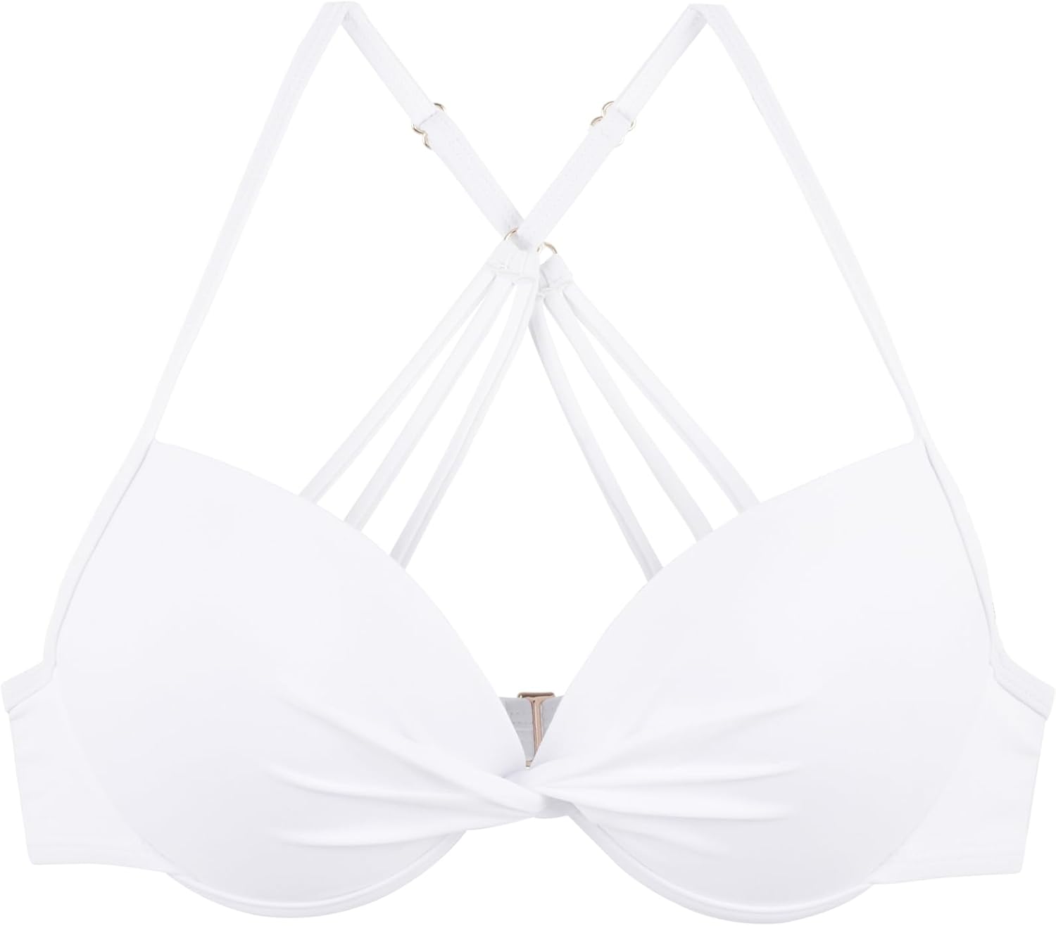 Thumbnail 2 de Colloyes Women's Push Up Twist Front Underwire Molded Bikini Top