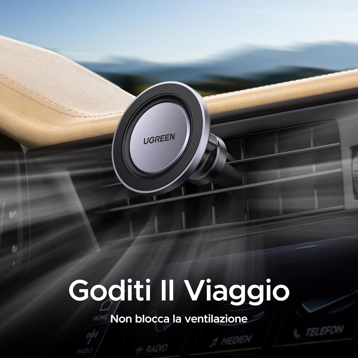 Thumbnail 6 de UGREEN Supporto auto MagSafe per iPhone e Android