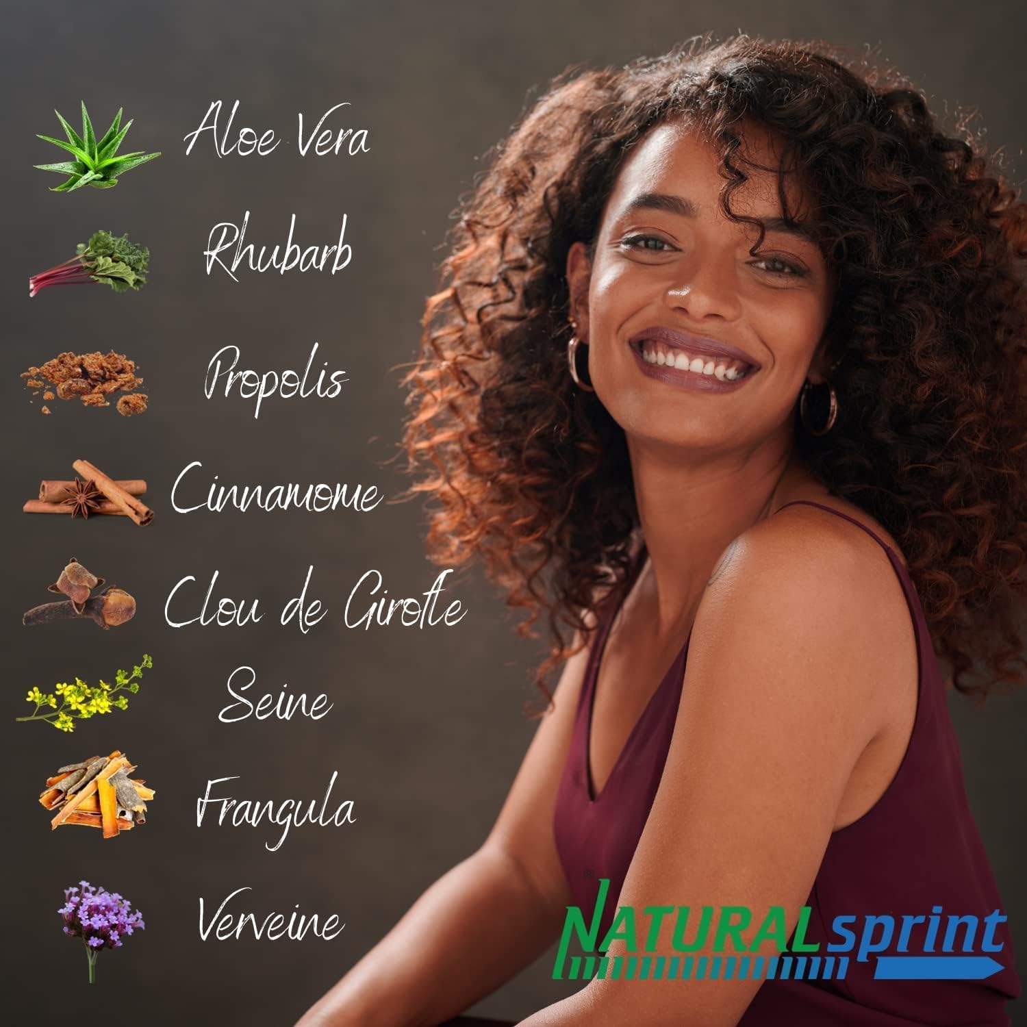 Detalle de Natural Sprint – Laxatif puissant pour adultes, 100 % naturel, 360 comprimés